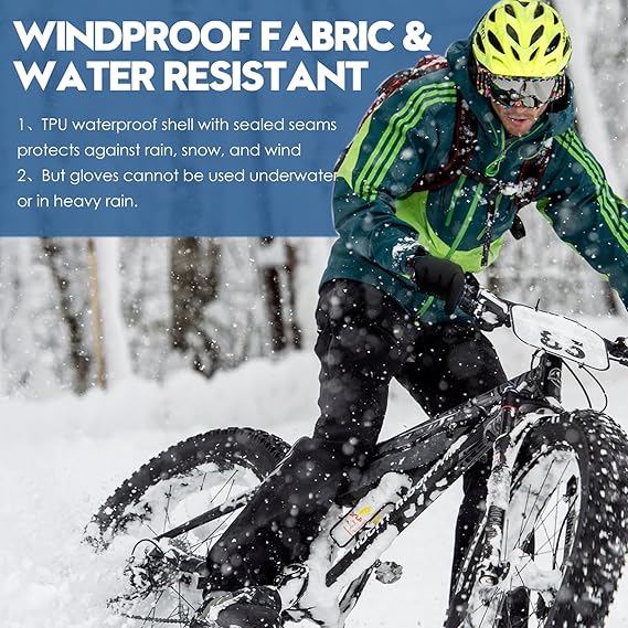 🔥Last Day Buy 1 Pair, Get 1 Pair FREE!🎁Windproof Winter Gloves Touchscreen Gloves Thermal Warm Gloves for Men and Women